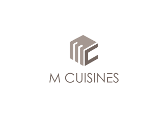 M Cuisines logo design by YONK