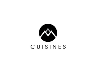 M Cuisines logo design by usef44