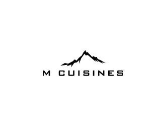 M Cuisines logo design by zakdesign700