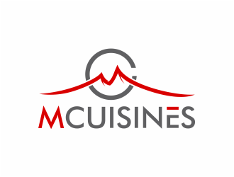 M Cuisines logo design by mutafailan