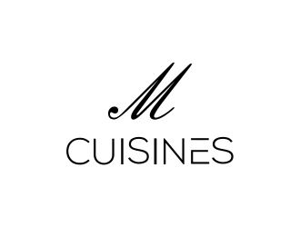 M Cuisines logo design by MUNAROH