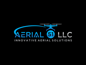 Aerial 51 LLC logo design by oke2angconcept