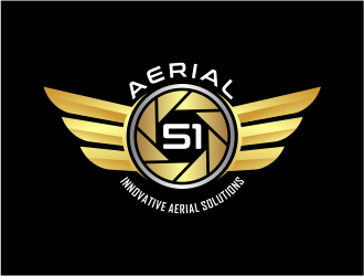 Aerial 51 LLC logo design by cintoko