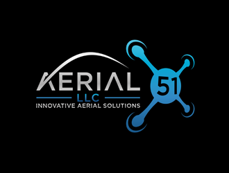 Aerial 51 LLC logo design by bomie