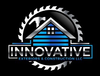 Innovative Exteriors & Construction LLC logo design by DreamLogoDesign