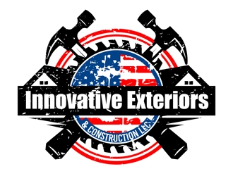 Innovative Exteriors & Construction LLC logo design by DreamLogoDesign