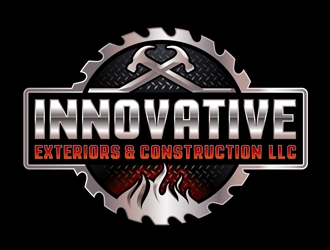 Innovative Exteriors & Construction LLC logo design by DreamLogoDesign