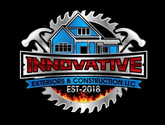 Innovative Exteriors & Construction LLC logo design by DreamLogoDesign