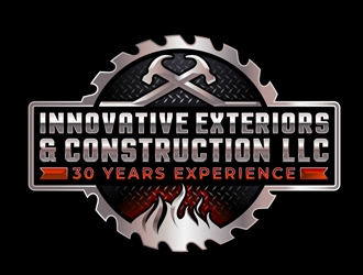Innovative Exteriors & Construction LLC logo design by DreamLogoDesign