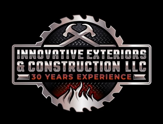Innovative Exteriors & Construction LLC logo design by DreamLogoDesign