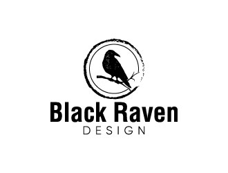Black Raven Design logo design by Erasedink