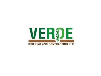 Verde Drilling and Contracting LLC logo design by defeale
