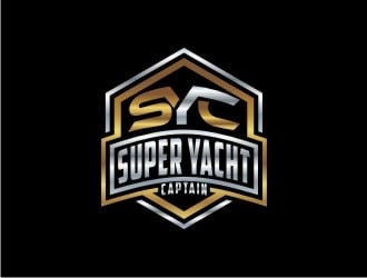 Super Yacht Captain  logo design by bricton