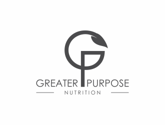 Greater Purpose Nutrition logo design by haidar
