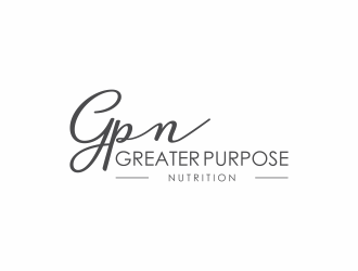 Greater Purpose Nutrition logo design by haidar