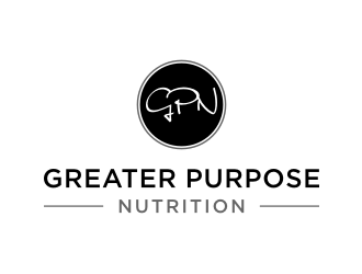 Greater Purpose Nutrition logo design by asyqh