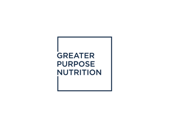 Greater Purpose Nutrition logo design by KQ5