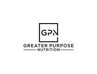 Greater Purpose Nutrition logo design by checx