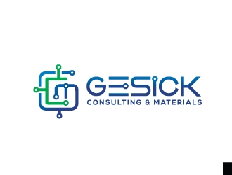 Gesick Consulting and Materials logo design by Foxcody
