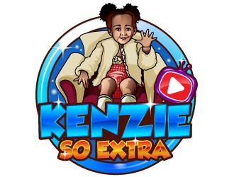 Kenzie So Extra logo design by Aelius