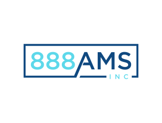 888AMS INC. logo design by oke2angconcept