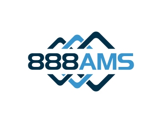 888AMS INC. logo design by akilis13