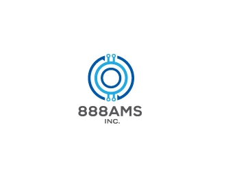 888AMS INC. logo design by Foxcody