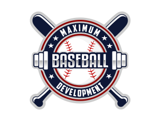 Maximum Baseball Development  logo design by evdesign