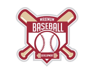 Maximum Baseball Development  logo design by frontrunner