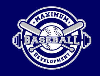 Maximum Baseball Development  logo design by LogoInvent