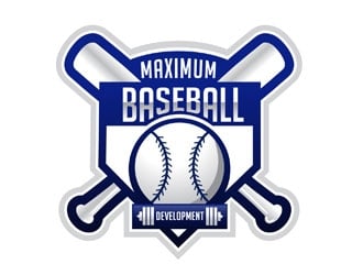 Maximum Baseball Development  logo design by frontrunner