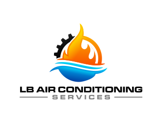 LB Air Conditioning Services logo design by hidro