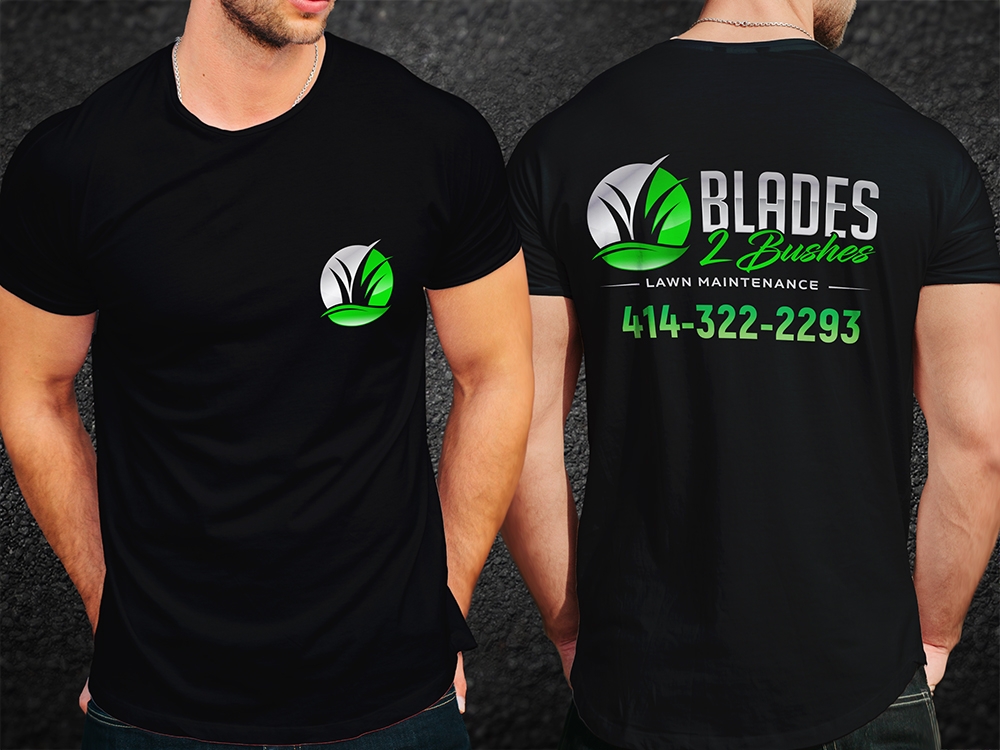 Blades 2 Bushes logo design by aamir