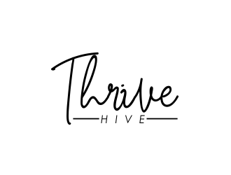 Thrive Hive logo design by giphone
