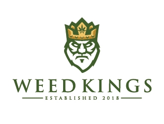 Weed Kings logo design by Lovoos