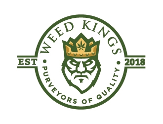 Weed Kings logo design by Lovoos