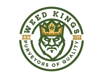 Weed Kings logo design by Lovoos