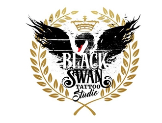 Black swan/ Black Swan Tattoo Studio logo design by shere