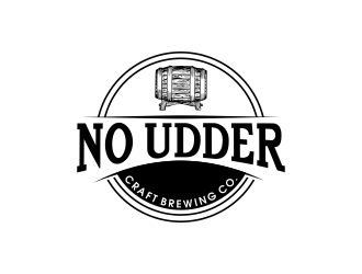 No Udder Craft Brewing Co. logo design by JessicaLopes