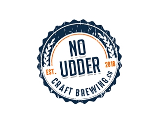 No Udder Craft Brewing Co. logo design by Loregraphic