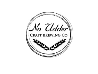 No Udder Craft Brewing Co. logo design by Marianne