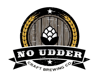 No Udder Craft Brewing Co. logo design by usef44