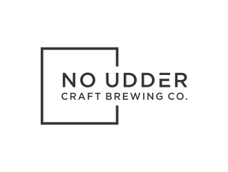No Udder Craft Brewing Co. logo design by sokha
