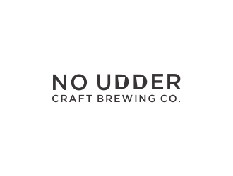 No Udder Craft Brewing Co. logo design by sokha