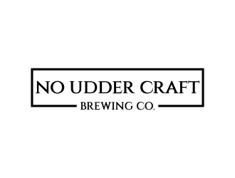 No Udder Craft Brewing Co. logo design by Greenlight