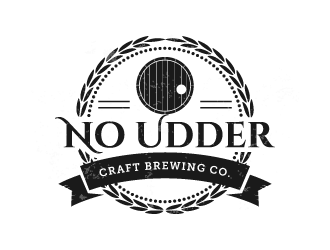 No Udder Craft Brewing Co. logo design by pencilhand
