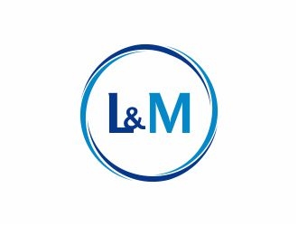 L&M logo design by 48art