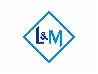 L&M logo design by 48art