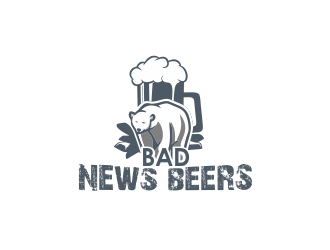 Bad News Beers  logo design by giphone