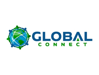 Global Connect logo design by jaize